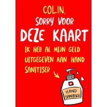 The London Studio | Verjaardagskaart | met naam | Large Card