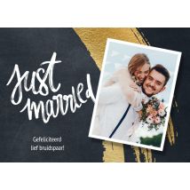 Luckz | Huwelijkskaart | Just married | Giant Card