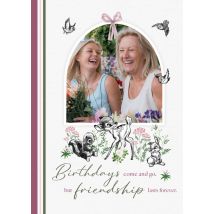 Disney Bambi | Verjaardagskaart | Bambi Friendships last forever | Aanpasbare foto | Giant Card