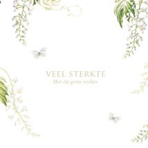Janneke Brinkman | Condoleancekaart | veel sterkte | Square Card