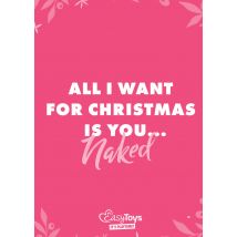 EasyToys | Kerstkaart | All I want for Christmas... | Giant Card