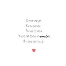 Kleine Twinkeltjes | Zwangerschapskaart | wondertj | Giant Square Card