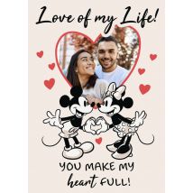 Mickey Mouse | Disney | Valentijnskaart | Mickey & Friends | Met foto | Giant Card