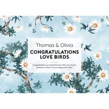 The Gift Label | Huwelijkskaart | Love Birds | Giant Card