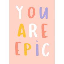 Lucy Maggie | Denken aan kaart | you are epic | Large Card