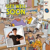 Jan van Haasteren | Beterschapskaart | Get well soon + foto | Giant Square Card