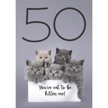 Catchy Images | Verjaardagskaart | Katten | Large Card