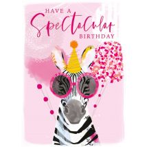 Abacus Cards | Abacus | Verjaardagskaart | zebra | Giant Card