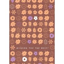 Melolelo | Verjaardagskaart | bloemen | Large Card