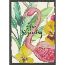 Sooshichacha Limited | Sooshichacha | Verjaardagskaart | flamingo | Standard Card