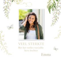 Janneke Brinkman | Condoleancekaart | fotokaart | Square Card