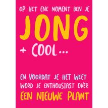The London Studio | Verjaardagskaart | kamerplant | Giant Card