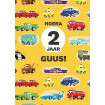 Disney | Cars | Verjaardagskaart | Met leeftijd en naam | Large Card