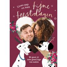 Disney | Kerstkaart | Dalmatiers | Ouders | Large Card