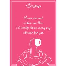 EasyToys | Valentijnskaart | Roses are red... | Large Card