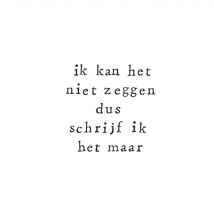 IKPAKJEIN | Ik kan het niet zeggen dus schrijf ik het maar | Giant Square Card