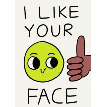 Jolly Awesome | Verjaardagskaart | smiley | Standard Card