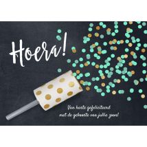 Luckz | Geboortekaart | confetti | Standard Card
