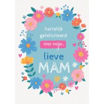 Mifkins | Natalie Alex | Verjaardagkaart | lieve mam | Giant Card
