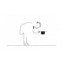 Eva Gans | Condoleancekaart | Monochroom | Giant Card