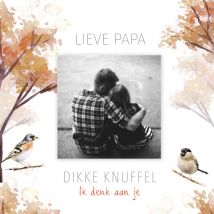 Michelle Dujardin | Denken aan | Papa | Square Card