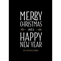 Luckz | Kerstkaart | merry christmas | Giant Card