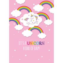 TMS | Zomaar | Meisje | Unicorn | Postcard