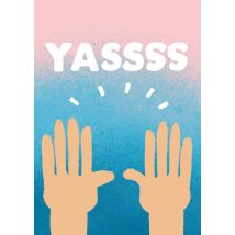 Jolly Awesome | Verjaardagskaart | Yassss | Giant Card