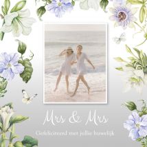 Janneke Brinkman | Huwelijkskaart | Mrs & Mrs | Giant Square Card