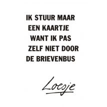 Loesje | Verjaardagskaart | Grappig | Quote | Standard Card