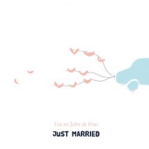 Kitchen of smiles | Huwelijkskaart | Just married | Square Card