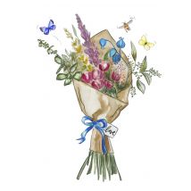 Marie Bodié | Marie Bodie | Moederdagkaart | bloemen | Giant Card
