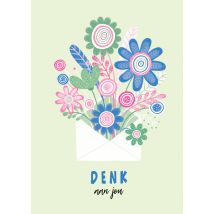 Marieke Witke | Denken aan | Bloemen | Large Card