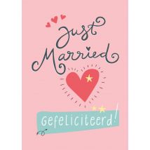 Funny Side Up | Huwelijkskaart | pas getrouwd | Standard Card