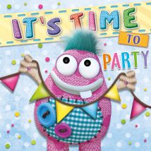 TMS | XL kaart: Party time | Square Card