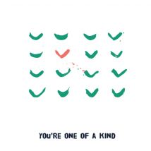 Kitchen of smiles | Vrienschapskaart | illustratie | Square Card