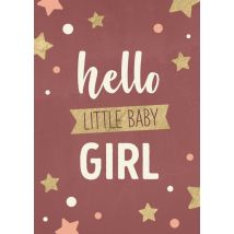 Papercute | Geboortekaart | meisje | Large Card