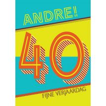 The London Studio | Verjaardagskaart | met naam | Large Card