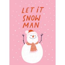 The Cardy Club | Kerstkaart | Sneeuwpop | Giant Card