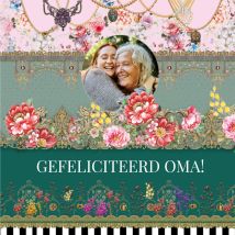 Melli Mello | Verjaardagskaart | Oma | Giant Square Card