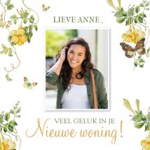 Janneke Brinkman | Nieuwe woning kaart | fotokaart | Large Square Card