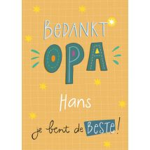 Funny Side Up | Bedanktkaart | Opa | Postcard
