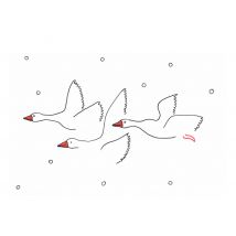 Eva Gans | Condoleancekaart | Ganzen | Giant Card