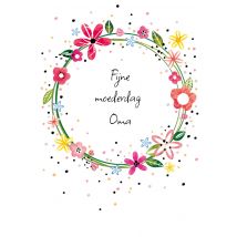 Paperlink | Moederdagkaart | oma | bloemen | Giant Card