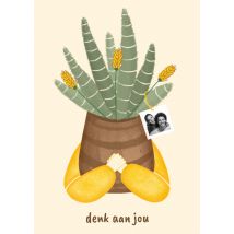 Marieke Witke | Denken aan kaart | fotokaart | Postcard