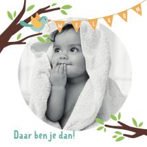 Kleine Twinkeltjes | Geboortekaart | fotokaart | Large Square Card