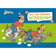 Jan van Haasteren Junior | Beterschapskaart | Oeps een ongelukje | Giant Card