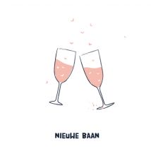 Kitchen of smiles | Nieuwe baan | Proost | Large Square Card