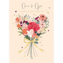 Abacus Cards | Abacus| Jubileum kaart | Oma And Opa Happy Anniversary | Large Card