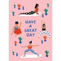 Sadler Jones | Verjaardagskaart | yoga | Standard Card